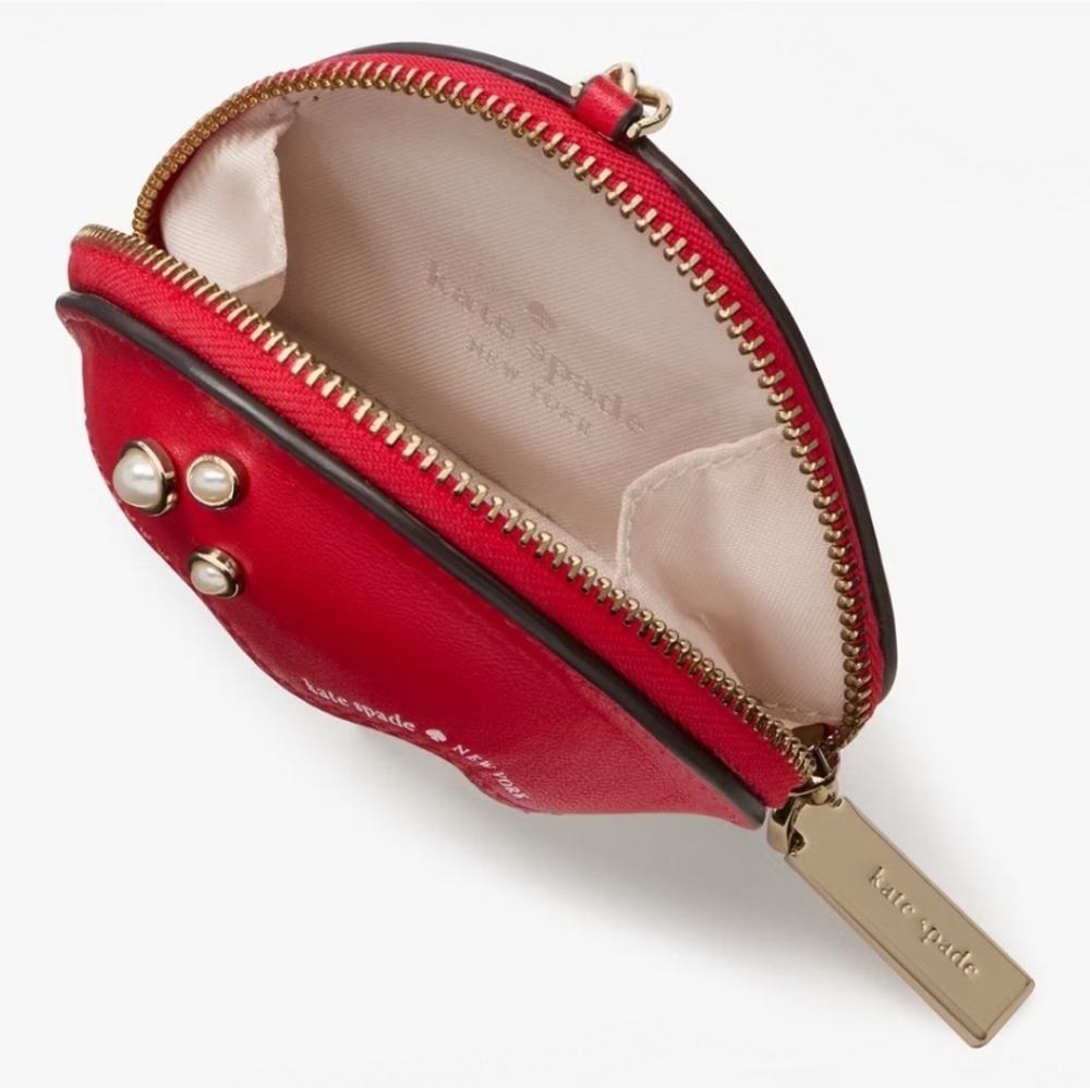 Kate Spade 3D Mushroom Bagcharm, Red Multi - Picture 2 of 4